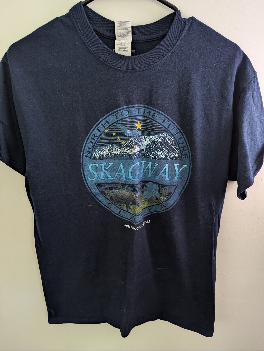 Skagway Alaska North to the Future Mountain Graphic T-Shirt